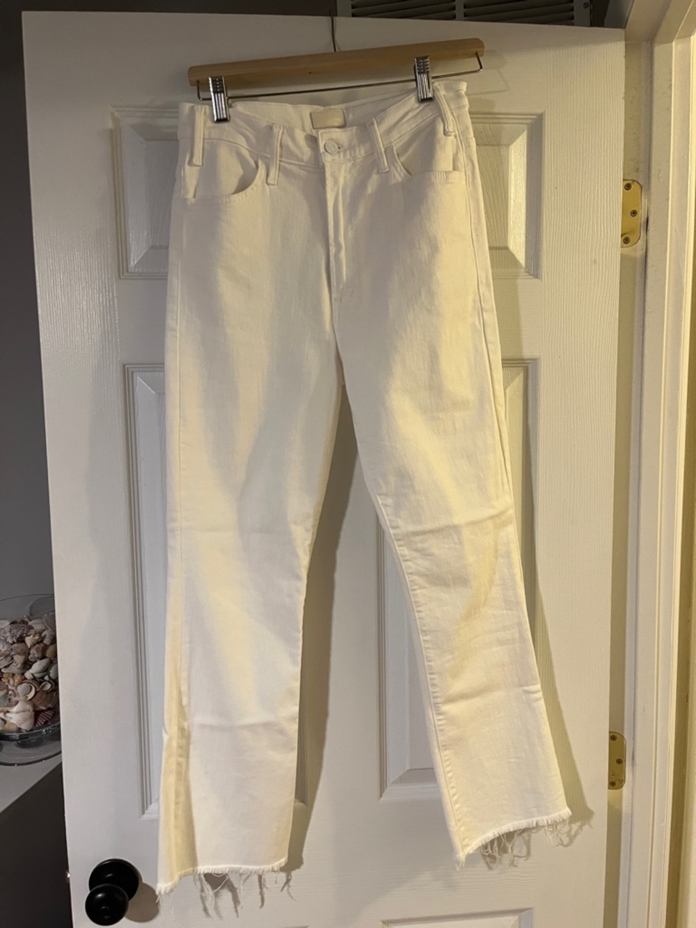 MOTHER Hustler Ankle Fray Sz 29 in Fairest of Them All - Picture 3 of 10